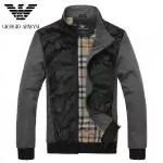 vestes armani hommes dernieres tendances commerciales promotions gris noir